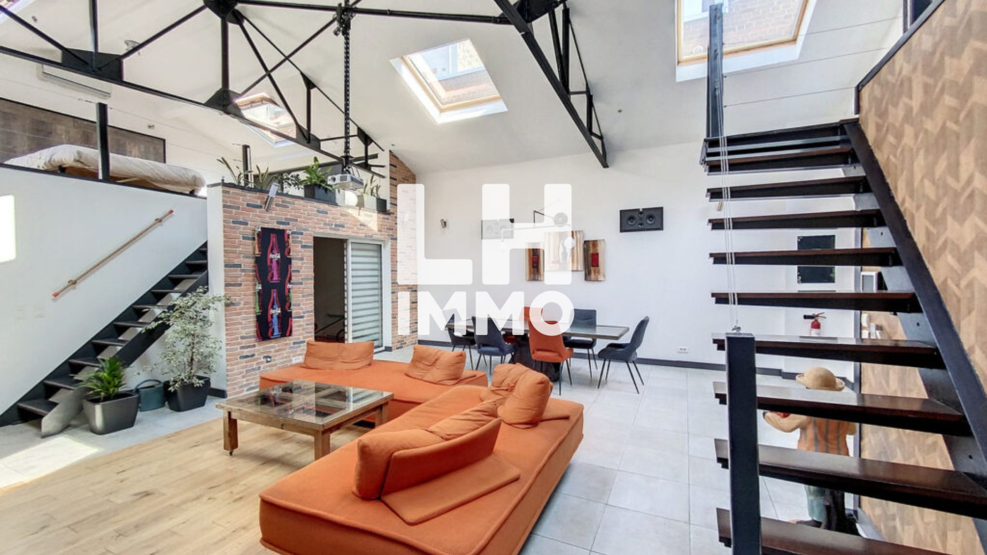 Loft entièrement rénové avec garage et terrasse – Le Havre