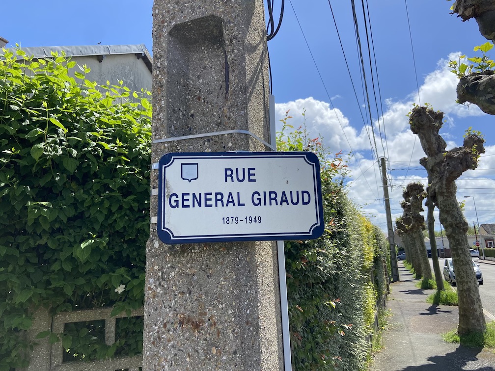 Panneau rue Général Giraud Le Havre