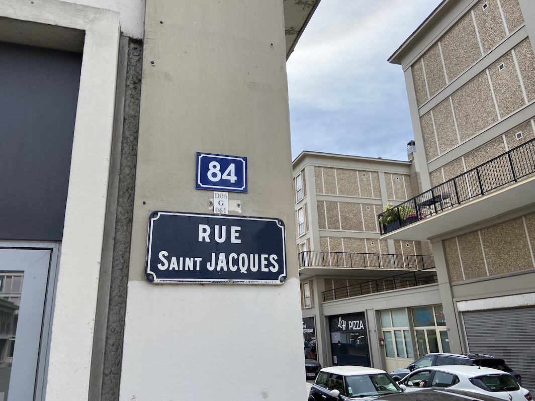 Panneau Rue Saint Jacques Le Havre