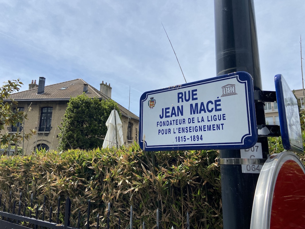 Panneau rue Jean Macé Le Havre