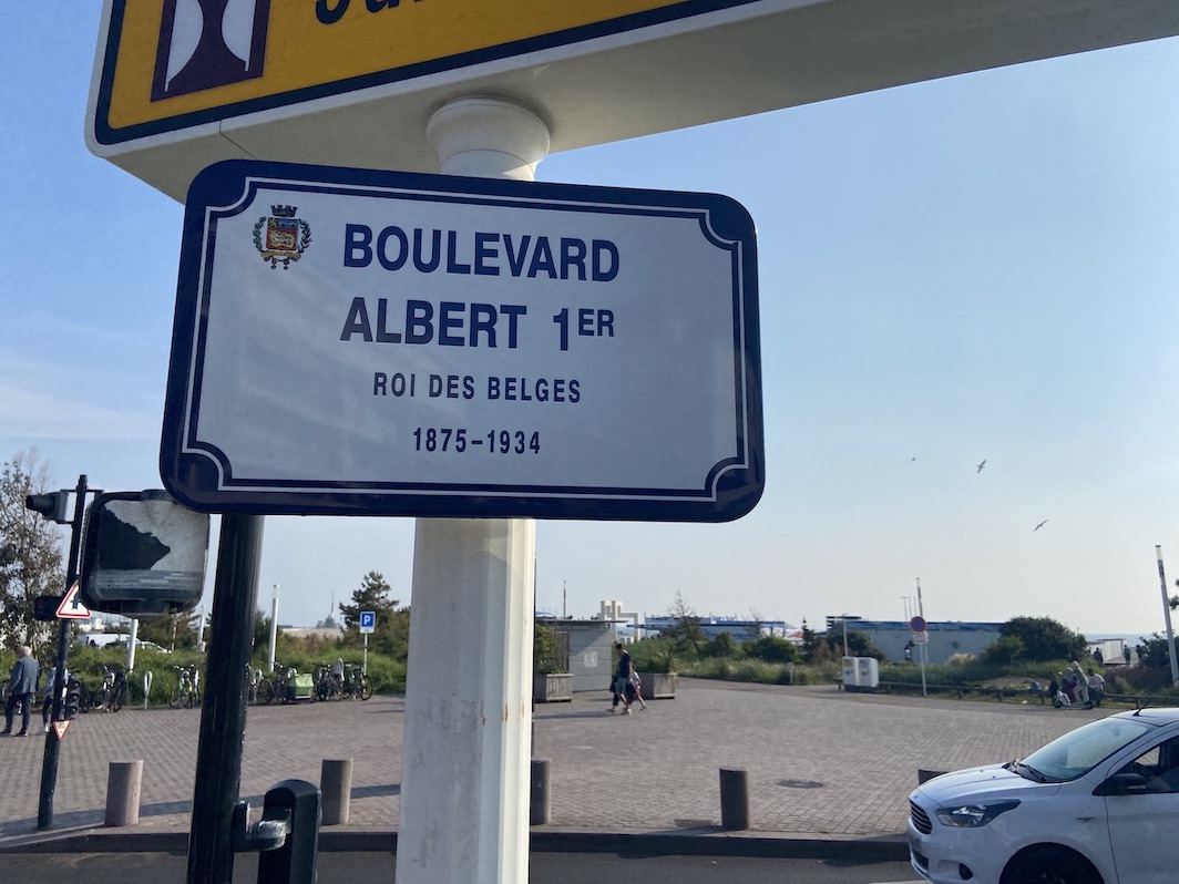 Panneau Boulevard Albert 1er Le Havre