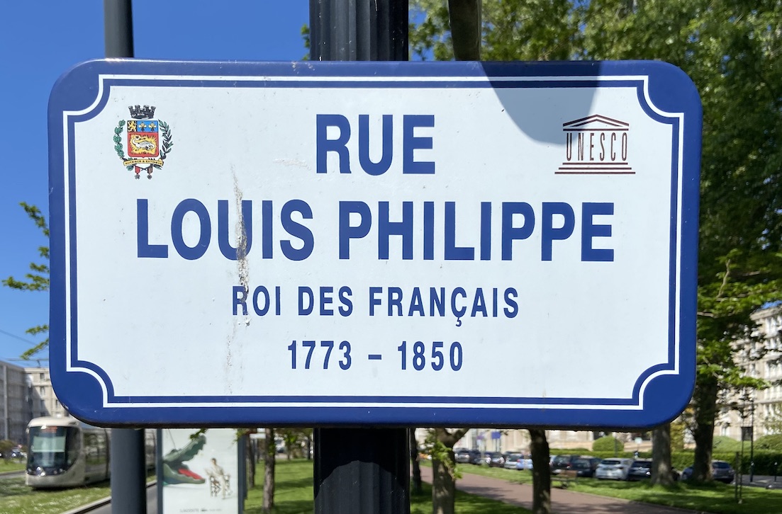 Panneau Rue Louis Philippe Le Havre