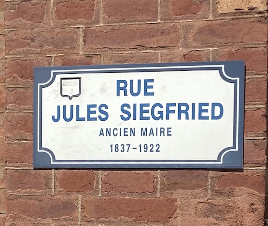 Panneau Jules Siegfried Le Havre