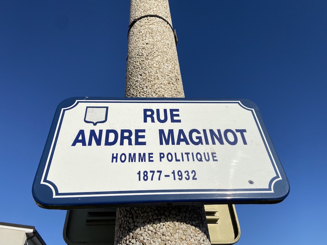 Panneau Rue Andre Maginot Le Havre