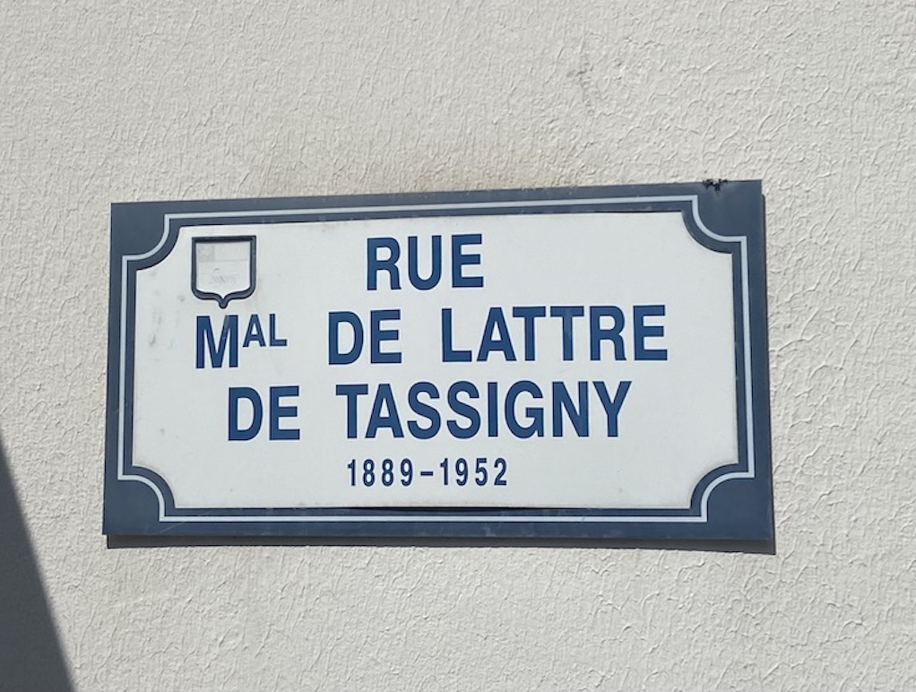 Panneau du Maréchal de Lattre de Tassigny Le Havre