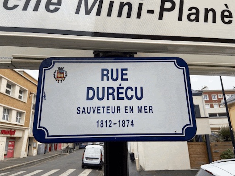 Panneau Rue Durécu Le Havre